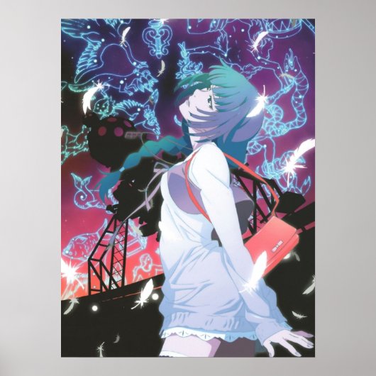 Poster Série Monogatari Senjougahara Hitagi (Devant)