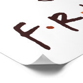 Poster Série T.V. Friends | Bienvenue à la fête d'action  (Coin)