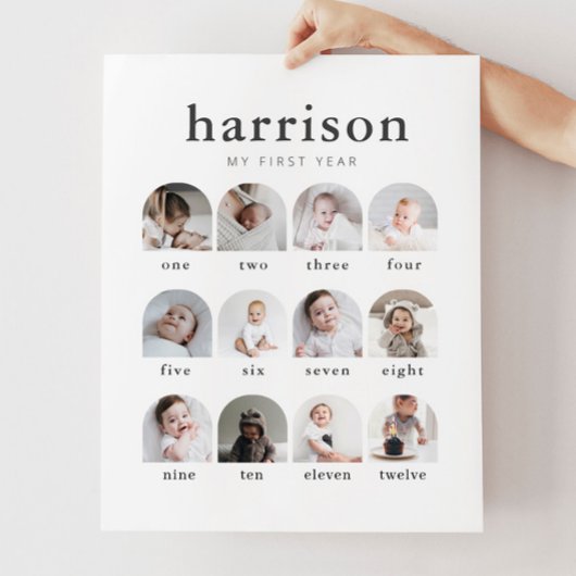 Poster Serif Arches 1ère année Photo Collage