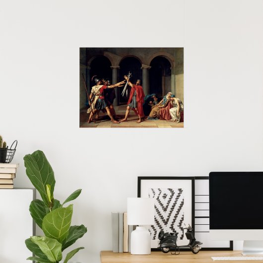 Poster Serment de la Horatii (Bureau à domicile)