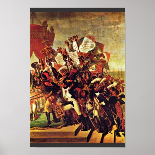 Poster Serment De L'Armée Pour L'Empereur De La Distribut (Devant)