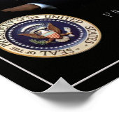 Poster Serment d'Obama à la fonction (Coin)