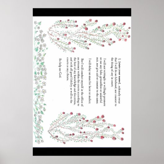 Poster Serment du procureur du Massachusetts (Devant)