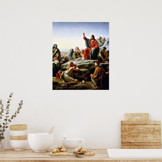 Poster Sermon sur le Mont (Cuisine)