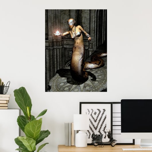 Poster serpent (Bureau à domicile)