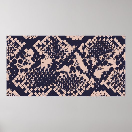 Poster Serpent à motifs Snakeskin sans soudure, peau, p (Devant)