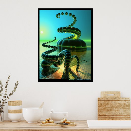 Poster Serpent Alien (Cuisine)