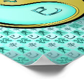 Poster Serpent Aquarius et Métal (Coin)