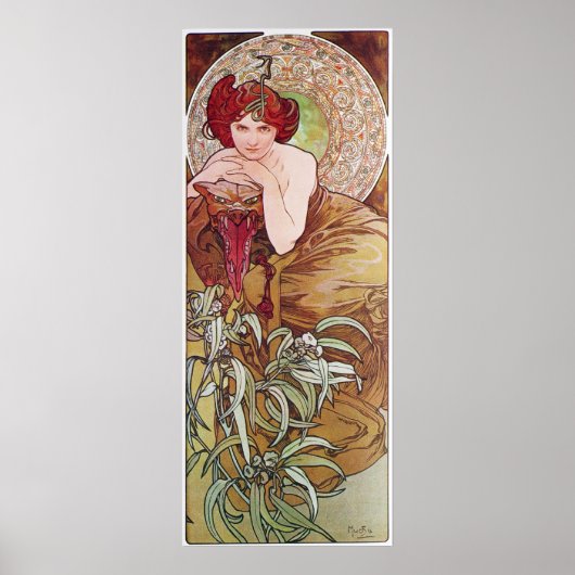 Poster Serpent Art Nouveau (Devant)