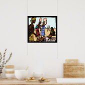 Poster Serpent dans le puits - un conte populaire africai (Cuisine)