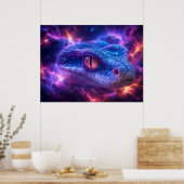 POSTER SERPENT DANS L'ESPACE (Cuisine)