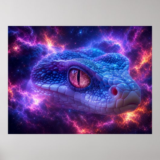 POSTER SERPENT DANS L'ESPACE (Devant)