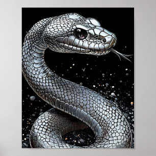 Poster Serpent d'argent