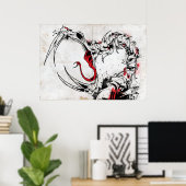 Poster Serpent de la Mort II (Bureau à domicile)