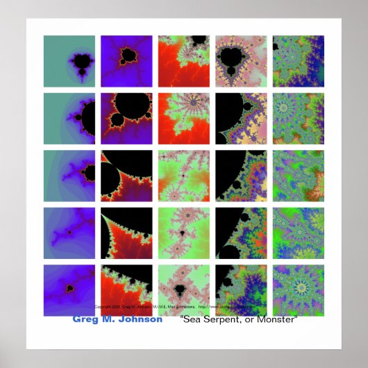 Poster Serpent de mer ou Monstre (Devant)