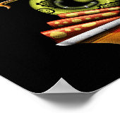 Poster Serpent de vision maya (Coin)