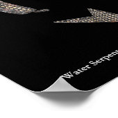 Poster Serpent D'Eau, Mimbres Poterie Design (Coin)