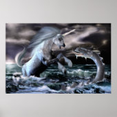 Poster Serpent et licorne (Devant)