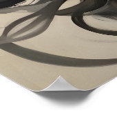 Poster Serpent femme art (Coin)