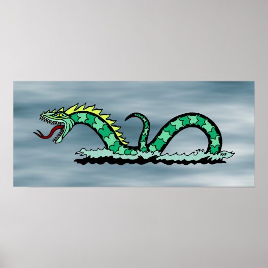 Poster Serpent marin (Devant)