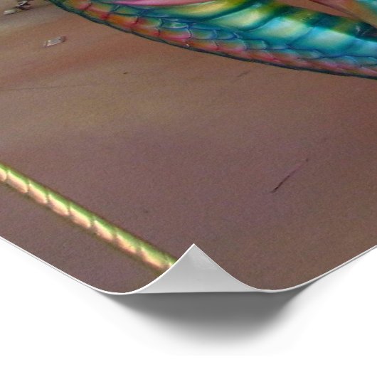 Poster Serpent marin carousel (Coin)