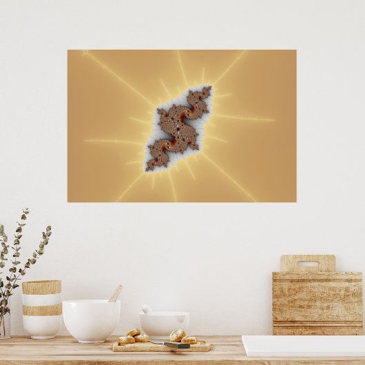 Poster Serpus - Art Fractal (Cuisine)