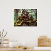 Poster Serre de vapeur dans la jungle (Cuisine)