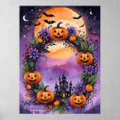 Poster Serre Halloween enchantée (Devant)