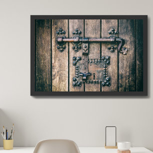 Poster Serrure de porte de l'église Nossa Senhora da Pena