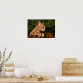 Poster Serval Savannah Kitten USA Canvas Imprimer (Cuisine)