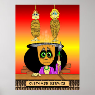 Poster Service à la clientèle Hanni Ba Loo