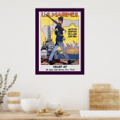 Poster Service actif en terre et en mer (Cuisine)