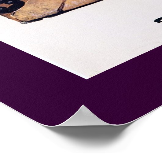 Poster Service actif en terre et en mer (Coin)