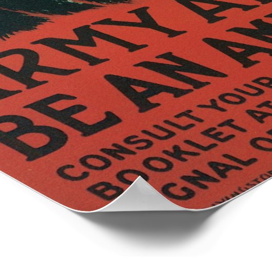 Poster Service aérien de l'Armée (Coin)