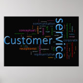 Poster Service client (Devant)