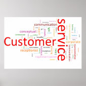 Poster Service client (Devant)