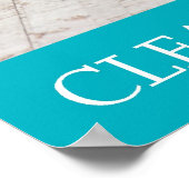 Poster Service de nettoyage (Coin)