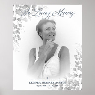 Poster Service de Remémoration en Photos Chers Disparus N