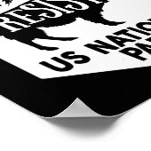 Poster Service de résistance du parc national Alt Us (Coin)