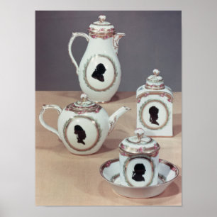 Poster Service de thé de Meissen