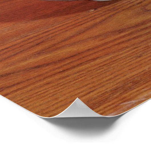 Poster Service de thé présenté à Carl Linnaeus (Coin)