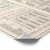 Poster Service de train depuis Chicago (Coin)