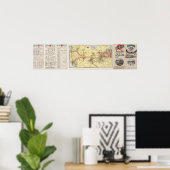 Poster Service de train depuis Chicago (Bureau à domicile)