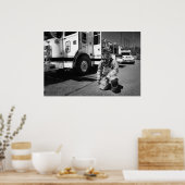 Poster Service des incendies (Cuisine)