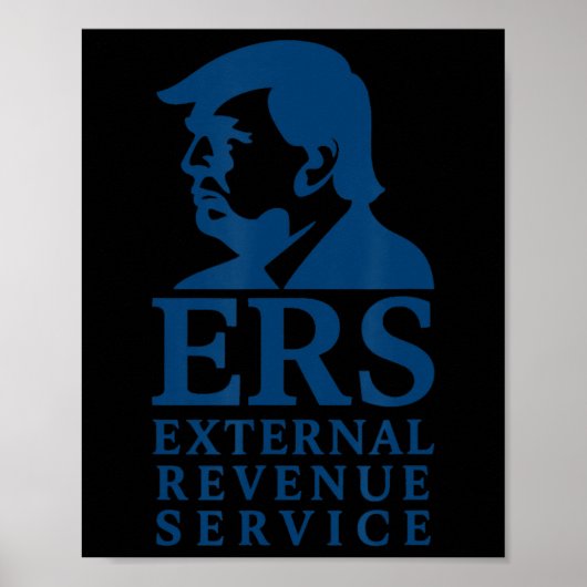 Poster Service des recettes externes de Trump (Devant)