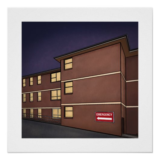 Poster Service des urgences (Devant)