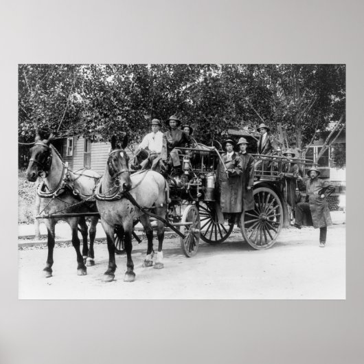 Poster Service d'incendie de Wenatchee : 1911 (Devant)