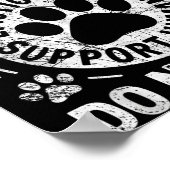 Poster Service Dog Human Do Not Pet Funny Rescue Dog Owne (Coin)