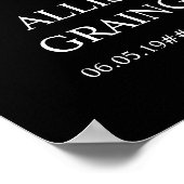 Poster Service funéraire en forme de coeur 11 Photo Colla (Coin)