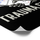 Poster Service Industry Trauma Club Funny Server Bartende (Coin)